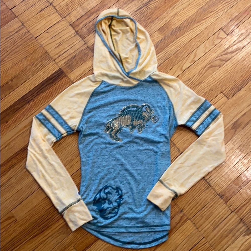 NDSU Bison women’s hooded shirt